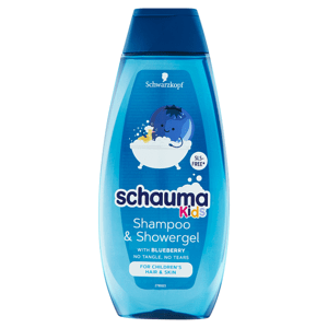 Schauma šampon a sprchový gel Kids s extraktem z borůvky 400ml