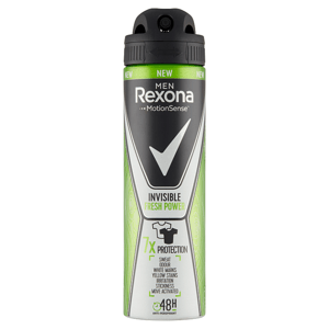 Rexona Men Fresh & Power Black & White Antiperspirant sprej 150ml