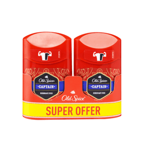 Old Spice Captain Tuhý Deodorant Pro Muže 2x50 ml