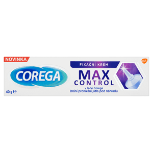 Corega Fixační krém Max Upevnění + Utěsnění pro pevnou fixaci zubní náhrady, 40g