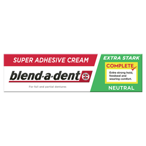 Blend-a-dent Complete Fixační Krém Na Zubní Náhradu 47g, Neutral
