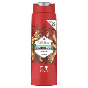Old Spice Bearglove Sprchový Gel Pro Muže 250 ml, 3 v 1, Dlouhotrvající Svěžest