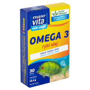 Maxi Vita Vaše Zdraví Omega 3 rybí olej 30 kapslí 20,1g