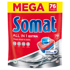 Somat All in 1 Extra Lemon & Lime tablety do myčky 76 ks