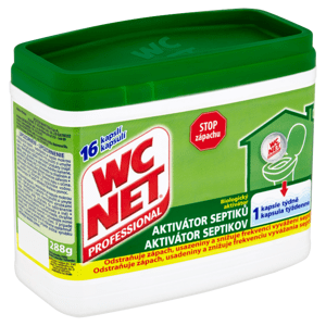 WC Net Professional Aktivátor septiků 16 kapslí 288g