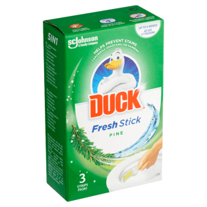 Duck Fresh Stick Lesní gelové pásky do WC mísy 3 x 9g (27g)