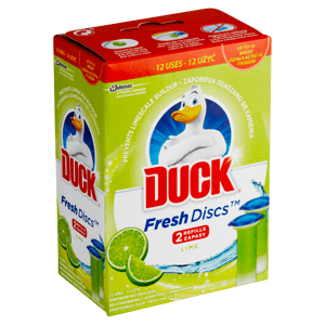 Duck Fresh Discs Limetka čistič WC náplň 2 x 36ml (72ml)