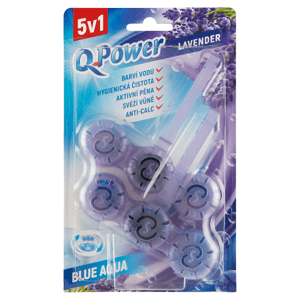 Q-Power Tuhý WC závěs Blue Aqua Lavender 2 x 40g