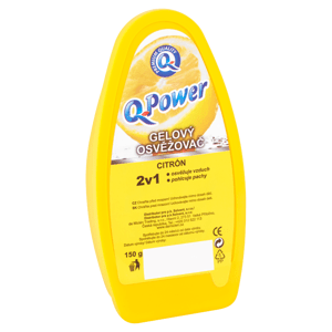 Q-Power Gelový osvěžovač citrón 150g