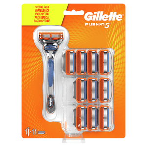 Gillette Fusion5 Pánský Holicí Strojek, 1 Holicí Strojek, 11 Náhradních Hlavic