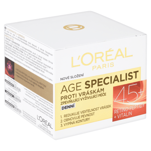 L'Oréal Paris Age Specialist 45+ zpevňující vyživující péče proti vráskám denní 50ml