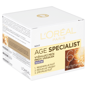 L'Oréal Paris Age Specialist 65+ vyživující péče proti vráskám noční 50ml