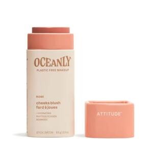 Attitude Tuhá krémová tvářenka Oceanly - Rose 8,5 g