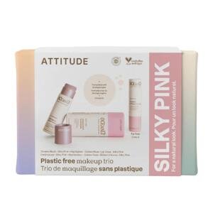 Attitude Make-up set Oceanly - Silky Pink 8,5 g + 8,5 g + 3,4 g