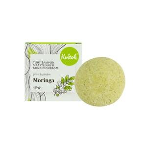 Kvitok Tuhý šampon s rostlinným kondicionérem, Moringa XXL 50 g