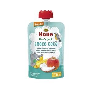 Holle Croco Coco Bio ovocné pyré jablko, mango, kokos 100 g