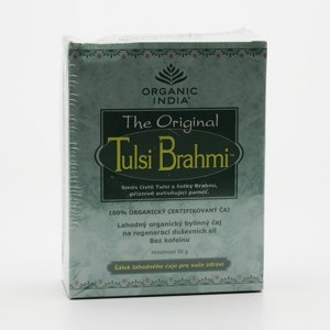 Organic India Čaj Tulsi Brahmi, sypaný bio 50 g