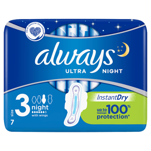 Always Ultra Hygienické Vložky Day & Night (V3) S Křidélky ks