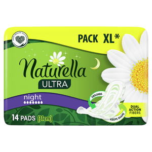 Naturella Ultra Night Size 4 Hygienické Vložky S Křidélky 14 ks