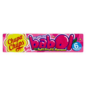 Chupa Chups Big Babol Tutti Frutti žvýkačky 27,6g