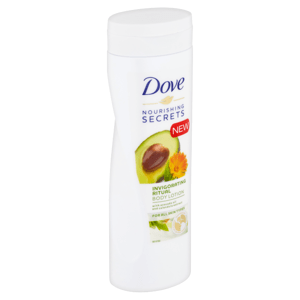 Dove Povzbuzující Rituál tělové mléko s avokádovým olejem a extraktem z měsíčku lékařského 400ml