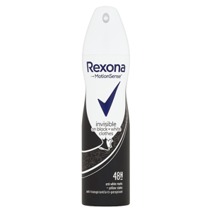 Rexona Invisible Black and White Antiperspirant sprej 150ml
