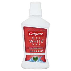 Colgate Max White Whiter Teeth bělicí ústní voda bez alkoholu 500 ml