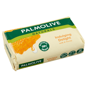 Palmolive Naturals tuhé mýdlo s výtažky z mléka a medu 90g