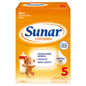 Sunar Complex 5, dětské mléko 2 x 300g (600g)