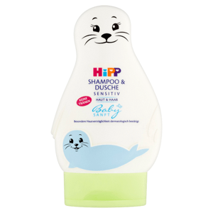 HiPP Babysanft Šampón "Vlasy & Tělo" (Lachtan) 200 ml