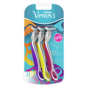 Gillette Venus 3 Colors Pohotová Holítka, Balení 3
