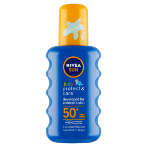 Nivea Sun Protect & Care Dětský barevný sprej na opalování OF 50+ 200ml