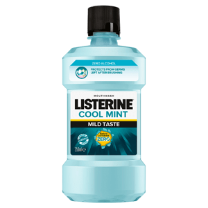 Listerine Cool Mint Mild Taste ústní voda 250ml