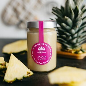 Včelařství Domovina Ananas v medu Hmotnost: 380 g