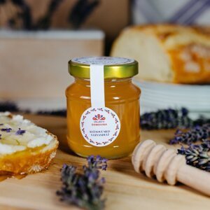 Včelařství Domovina Květový med s levandulí Hmotnost: 180 g