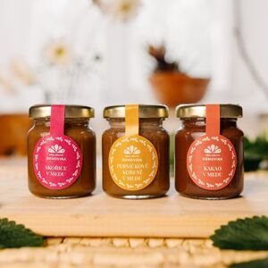 Včelařství Domovina Včelařův výběr Voňavé cukroví skořice, perníček, kakao