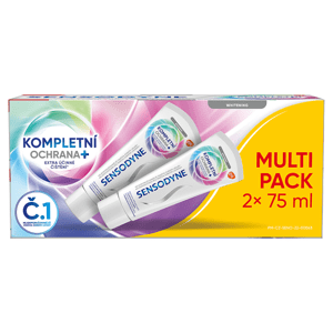 Sensodyne Whitening Kompletní ochrana+ zubní pasta s fluoridem 2 x 75ml