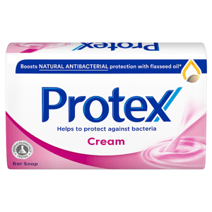 Protex Cream tuhé mýdlo s přirozenou antibakteriální ochranou 90g