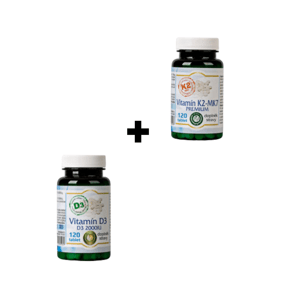 Bio-Detox Zvýhodněný balíček Vitamínů K2 + D3 120tbl