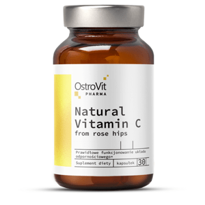 OstroVit Pharma Přírodní vitamín C s divokou růží 30 kapslí